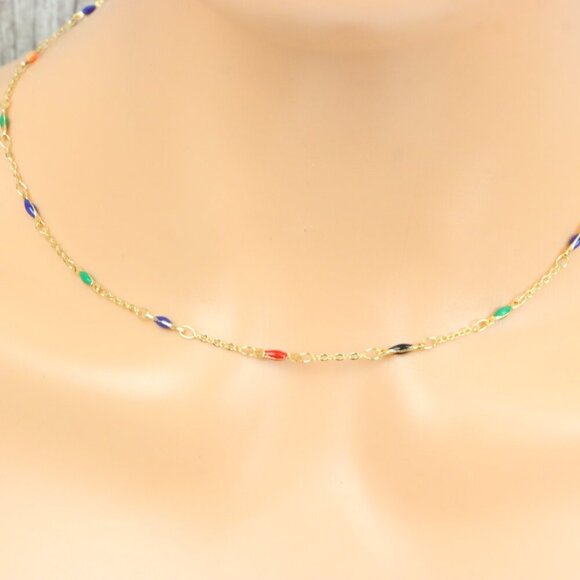 Minimalist Necklace Chain, Elegant Jewelry for Women & Girls | MLCRC1876 - Picture 8 of 10